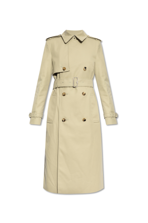 トレンチコート Burberry Beige polyester blend trench coat (8093045 A3888) Burberry cotton-blend Trench Coat | Neutrals | FARFETCH